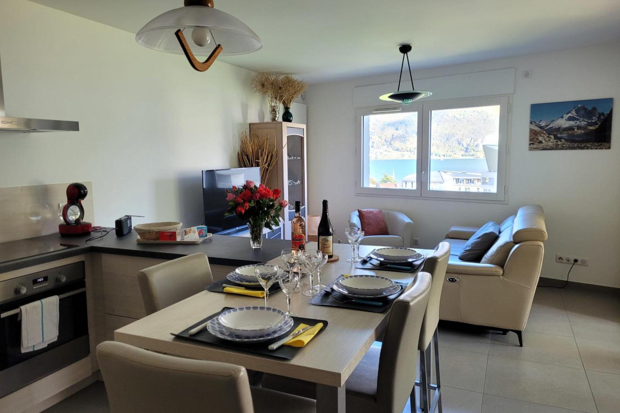 Le Tableau Du Lac 507 - 2 Bedrooms Apartment With Lake View Terrace Annecy Exterior photo